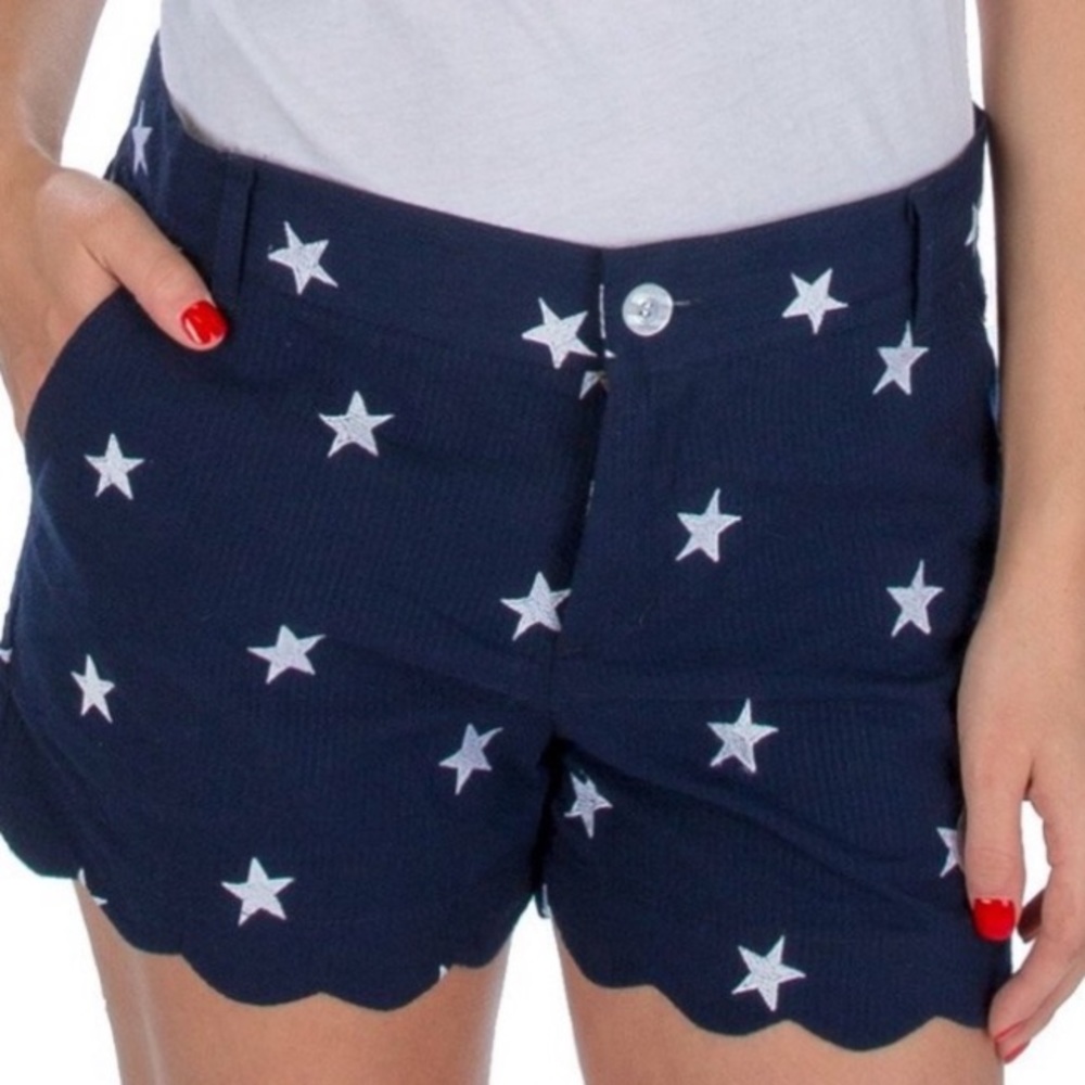 🆕⭐️NWT! Lauren James Star Scalloped Shorts